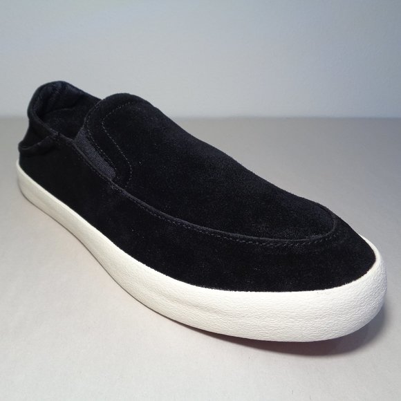Staheekum Size 10.5 M FLIPSIDE Black Suede Slip On Loafers New Men\'s Shoes main image 10